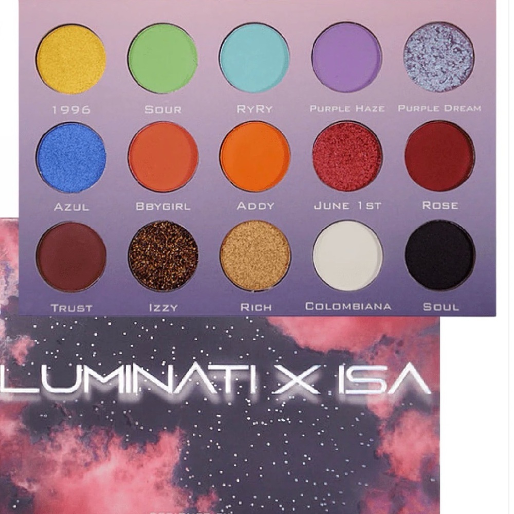 ILLUMINATI X ISA GLAM PALETTE NEW SEALED LIMITED EDITION $48 Retail